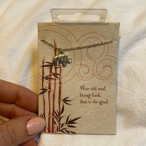 3 for $15 💛 Elephant necklace; 16”-18” chain